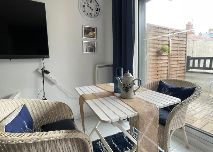 Appartement Titanic A Bord - Terrasse - Face Gare Deauville